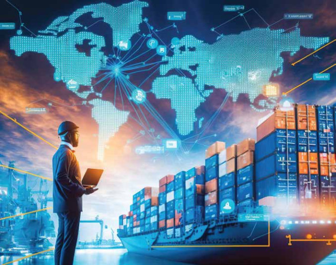 Global logistics and container shipping