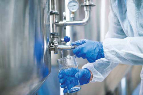 Chemical sampling in process equipment